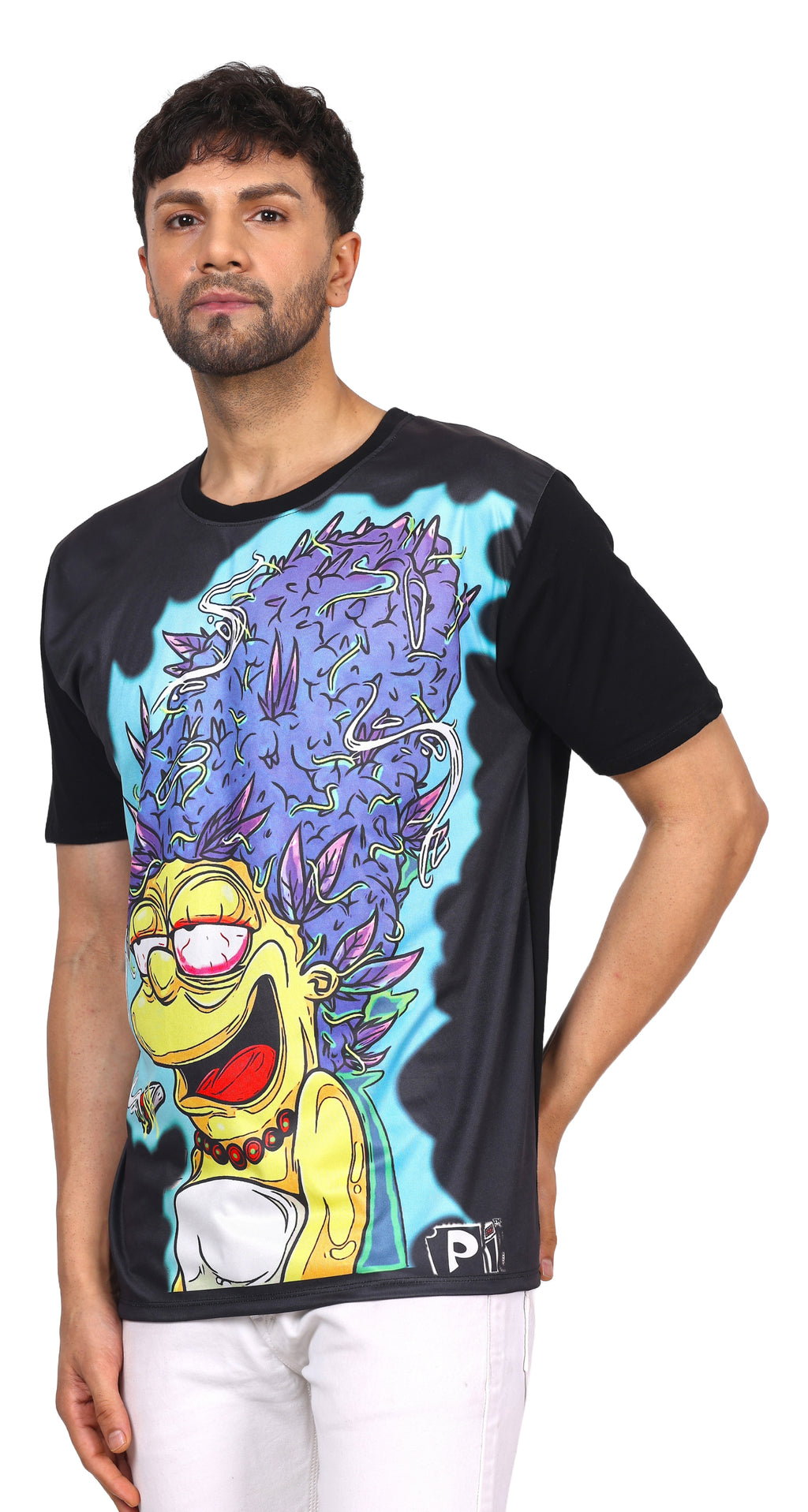 Psy Marge Hybrid Trip | UV Glow Unisex T-Shirt | 210 GSM