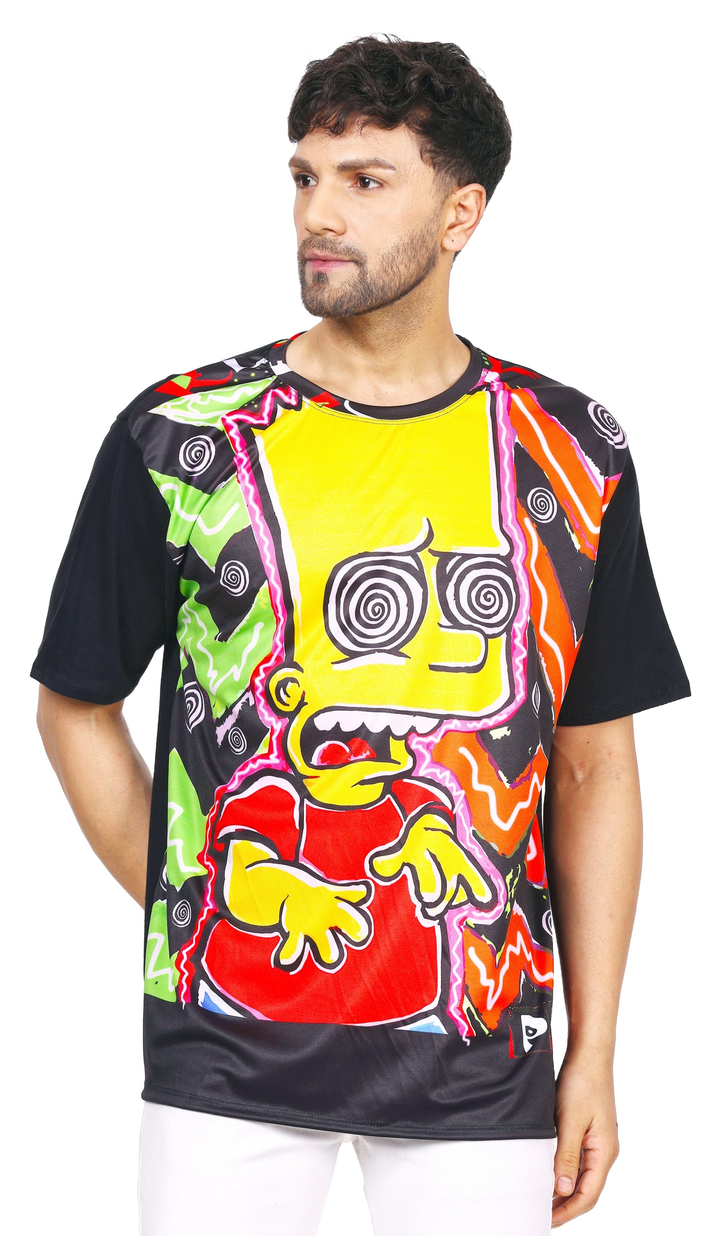 BART-TRIPPING |  UV Reactive Design |  T-shirt  | 210 GSM