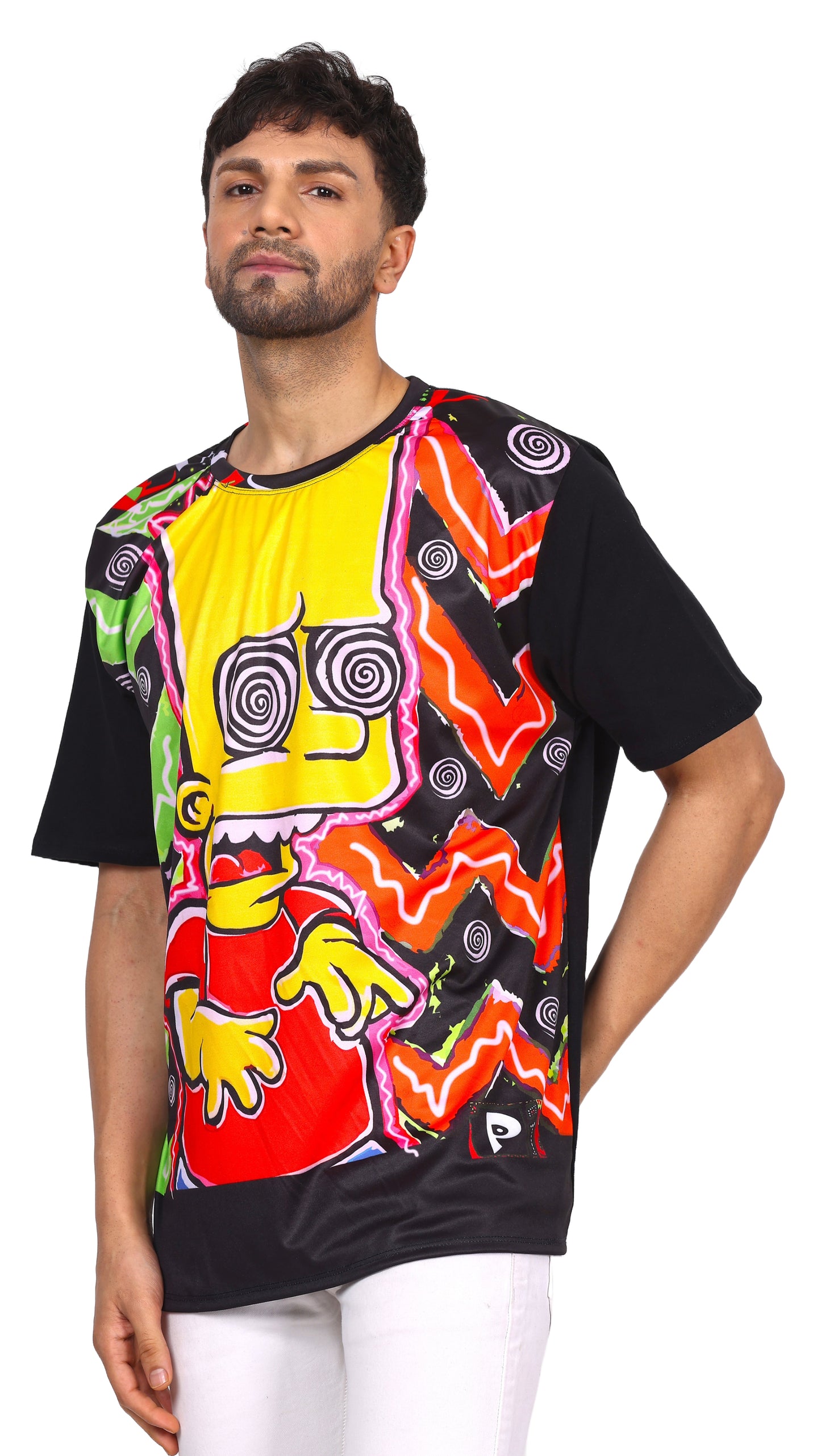 BART-TRIPPING |  UV Reactive Design |  T-shirt  | 210 GSM