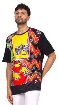 Bart Tripping | UV Reactive Design T-Shirt | 210 GSM