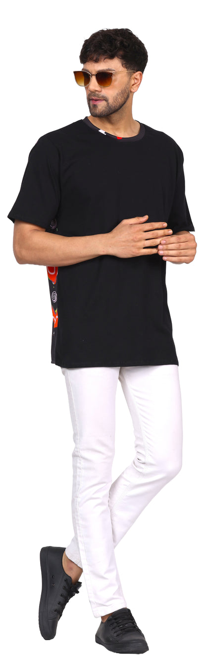 BART-SIMPSON-TRIPPING  | REVERSE | UV Reactive Design |  Party Wear T-shirt | 210 GSM