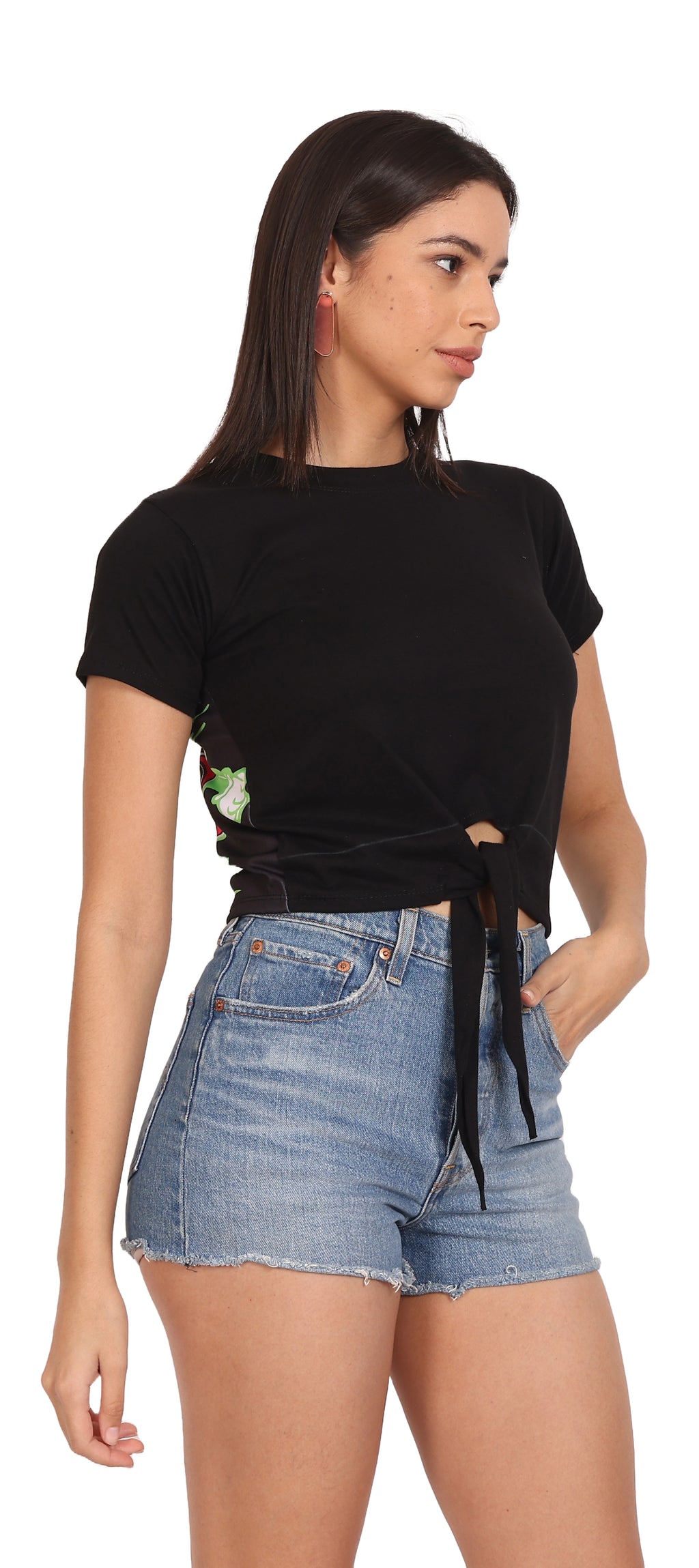 Tape Recorder Vibes | UV Reactive Crop Top | 210 GSM