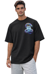 Serpent Wisdom | Psychedelic Snake Skull Graphic T-Shirt | 100% Cotton