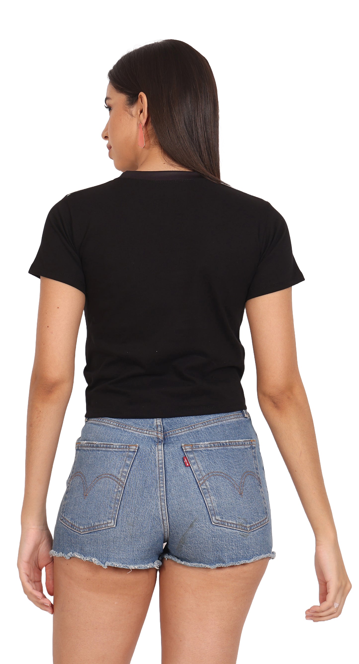 DJ  TECHNO ALIEN | UV Reactive CROP TOP | 210 GSM