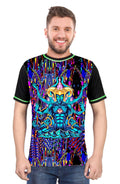 Psy God Meditation Portal | UV Reactive T-Shirt | 210 GSM