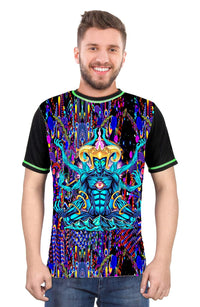 Psy God Meditation Portal | UV Reactive T-Shirt | 210 GSM