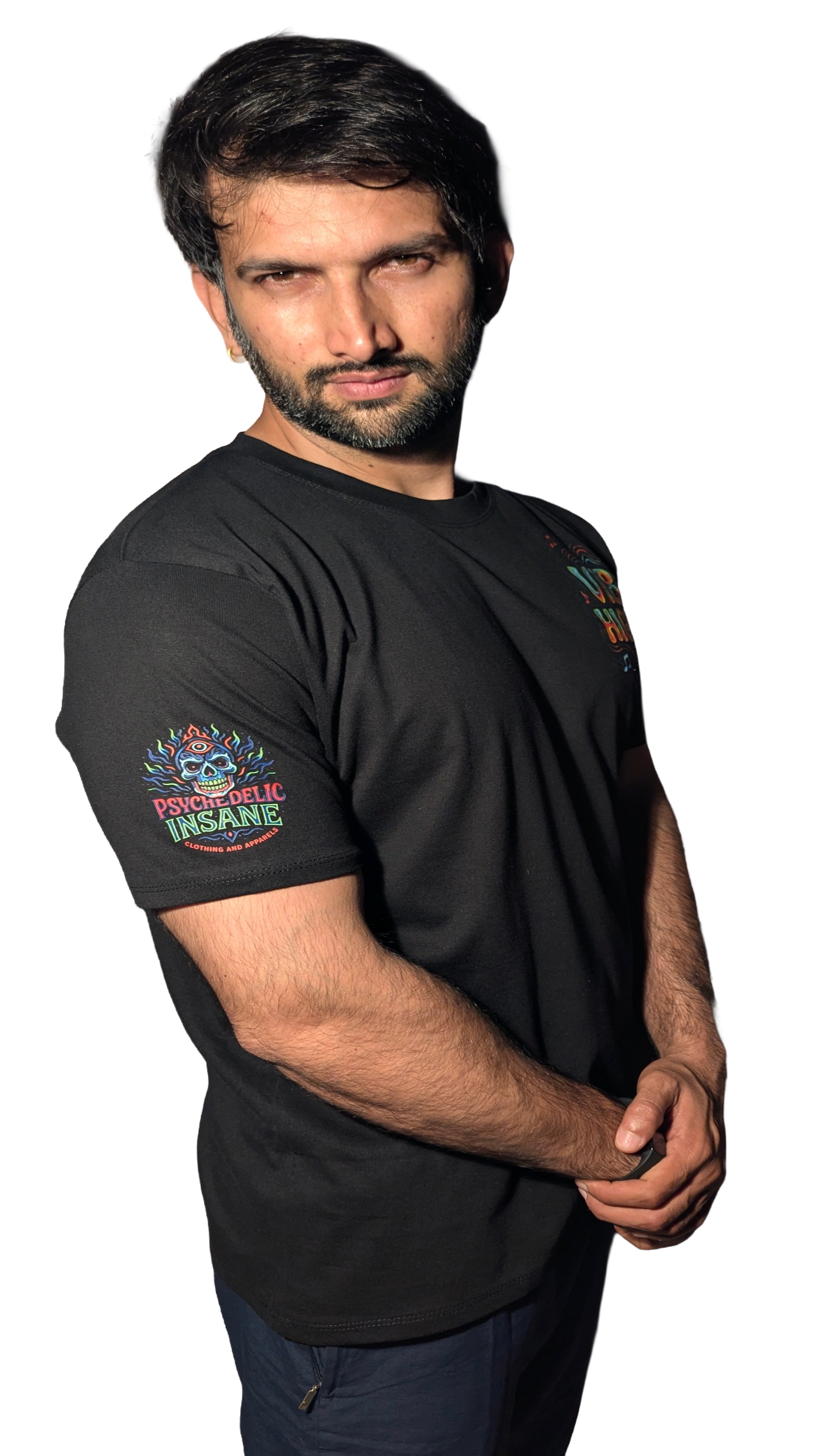 Vibe Higher Joker | RGB Motions Cotton T-Shirt | 210 GSM