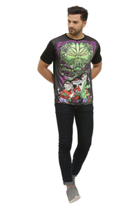 Ed Edd Eddy Day Dreaming Trip | UV Reactive T-Shirt | 210 GSM