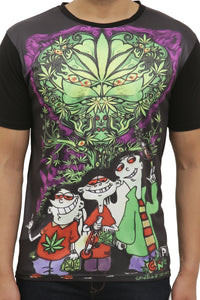 Ed Edd Eddy Day Dreaming Trip | UV Reactive T-Shirt | 210 GSM