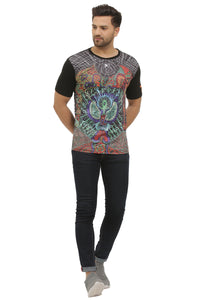 Psy Egyptian God Horus | UV Reactive Mystic T-Shirt | 210 GSM
