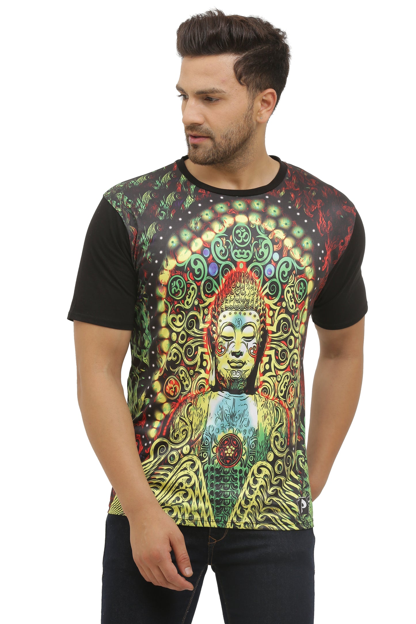BUDDHA-PEACE-MEDITATION | SPIRITUAL JOURNEY T-SHIRT | 210 GSM