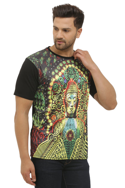 BUDDHA-PEACE-MEDITATION | SPIRITUAL JOURNEY T-SHIRT | 210 GSM