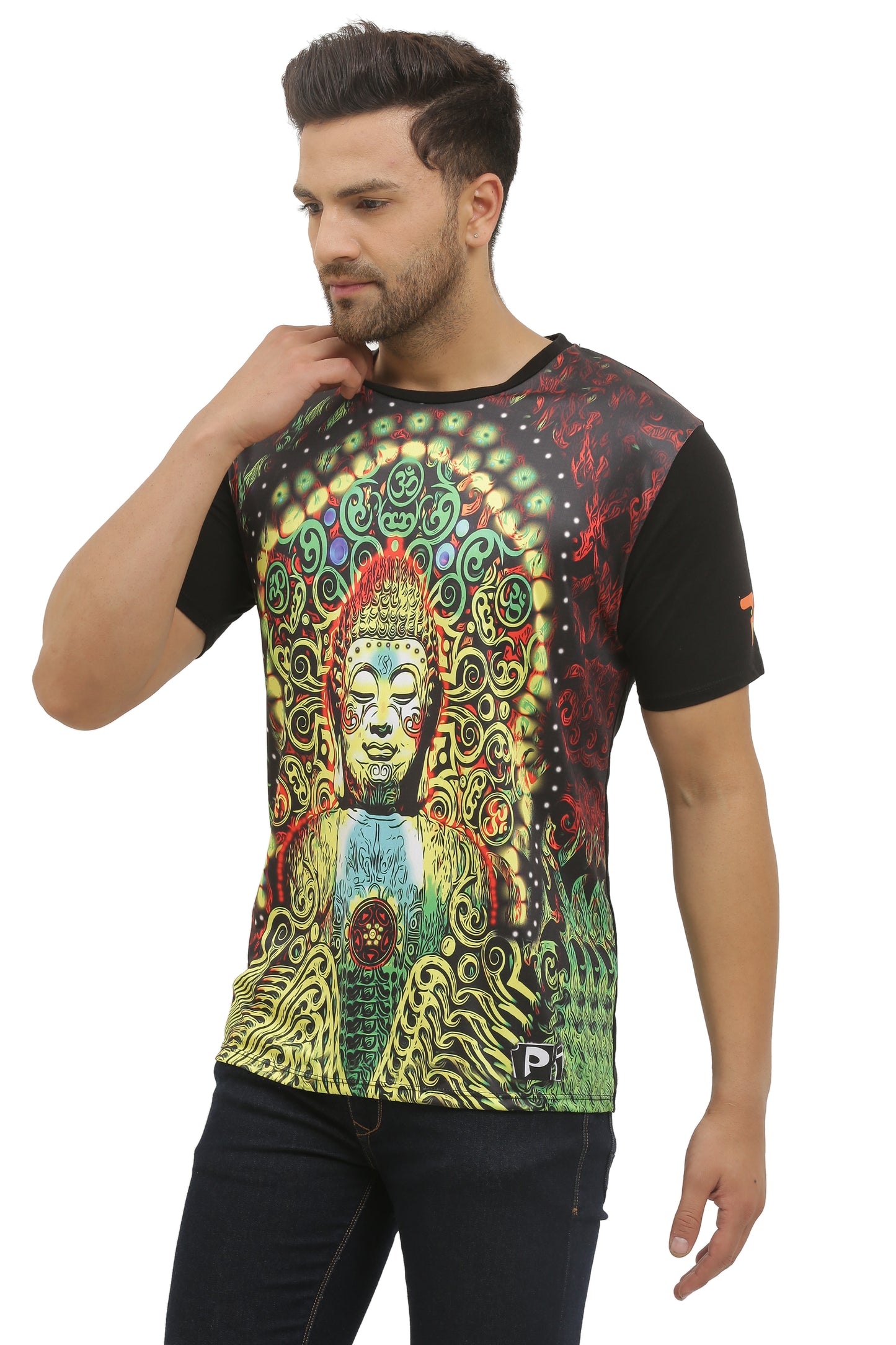 BUDDHA-PEACE-MEDITATION | SPIRITUAL JOURNEY T-SHIRT | 210 GSM