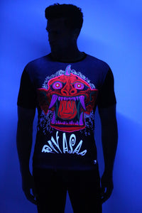 Psy Piyasa Portal | UV Reactive Dark Character T-Shirt | 210 GSM
