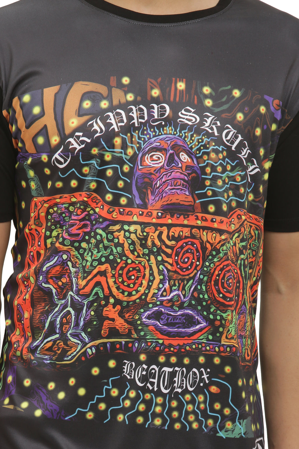 Psy Skull Beat Box | Classy Fit T-Shirt | 210 GSM