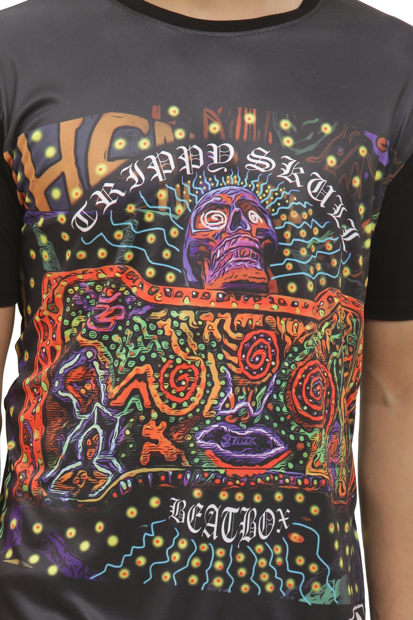 Psy Skull  Beat Box | Classy Fit T-SHIRT | 210 GSM