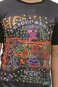 Psy Skull Beat Box | Classy Fit T-Shirt | 210 GSM