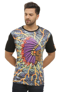 Native Insane | UV Reactive Bio-Washed Cotton T-Shirt | 210 GSM