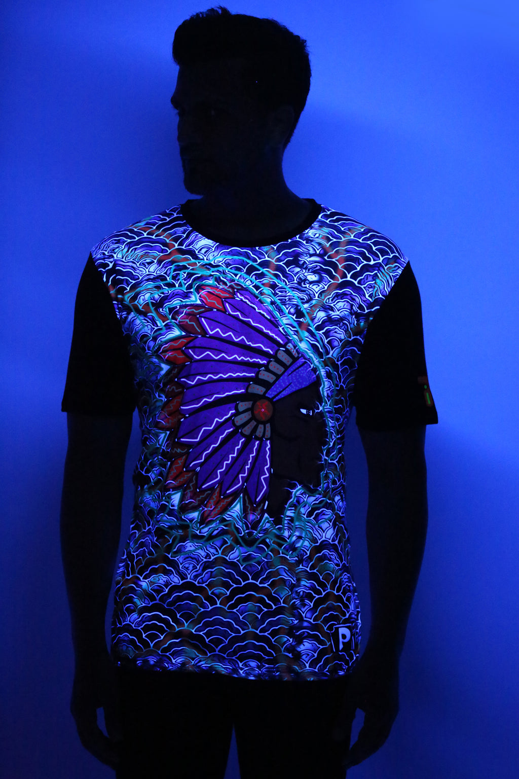 Native Insane | UV Reactive Bio-Washed Cotton T-Shirt | 210 GSM