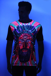 Insane Tantra Warrior | UV Reactive Classy Fit T-Shirt | 210 GSM