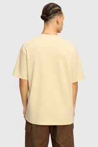 Premium Cotton Terry Oversized T-Shirt | 210 GSM Plain Essential