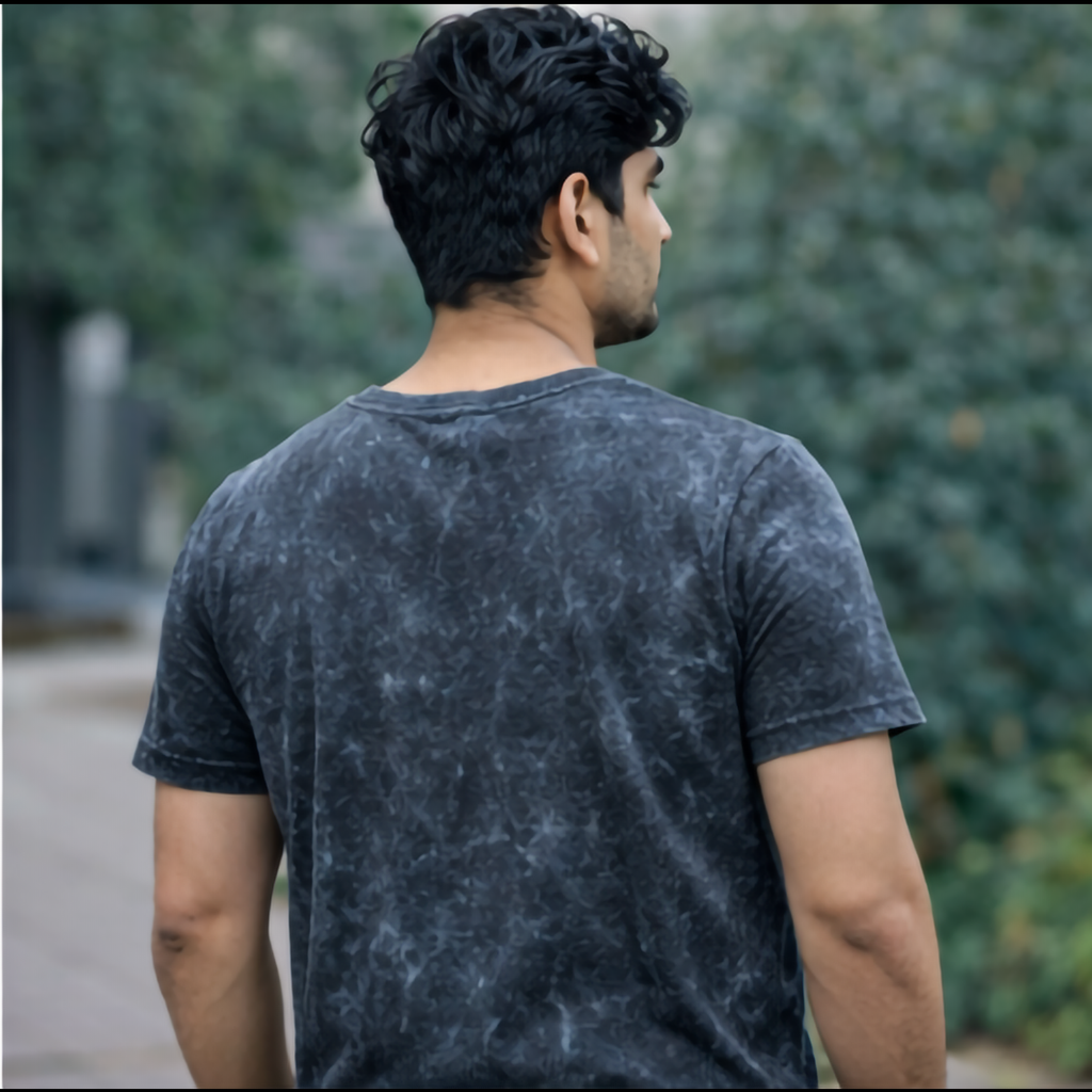 Acid Wash Vintage Plain T-Shirt | 210 GSM Cotton