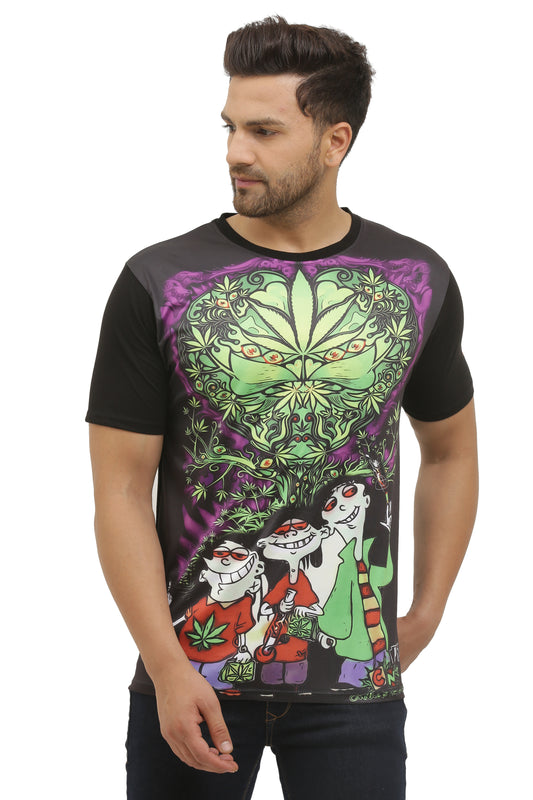 ED-EDD-EDDY DAY DREAMING TRIP | UV Reactive Art | T-SHIRT | 210 GSM