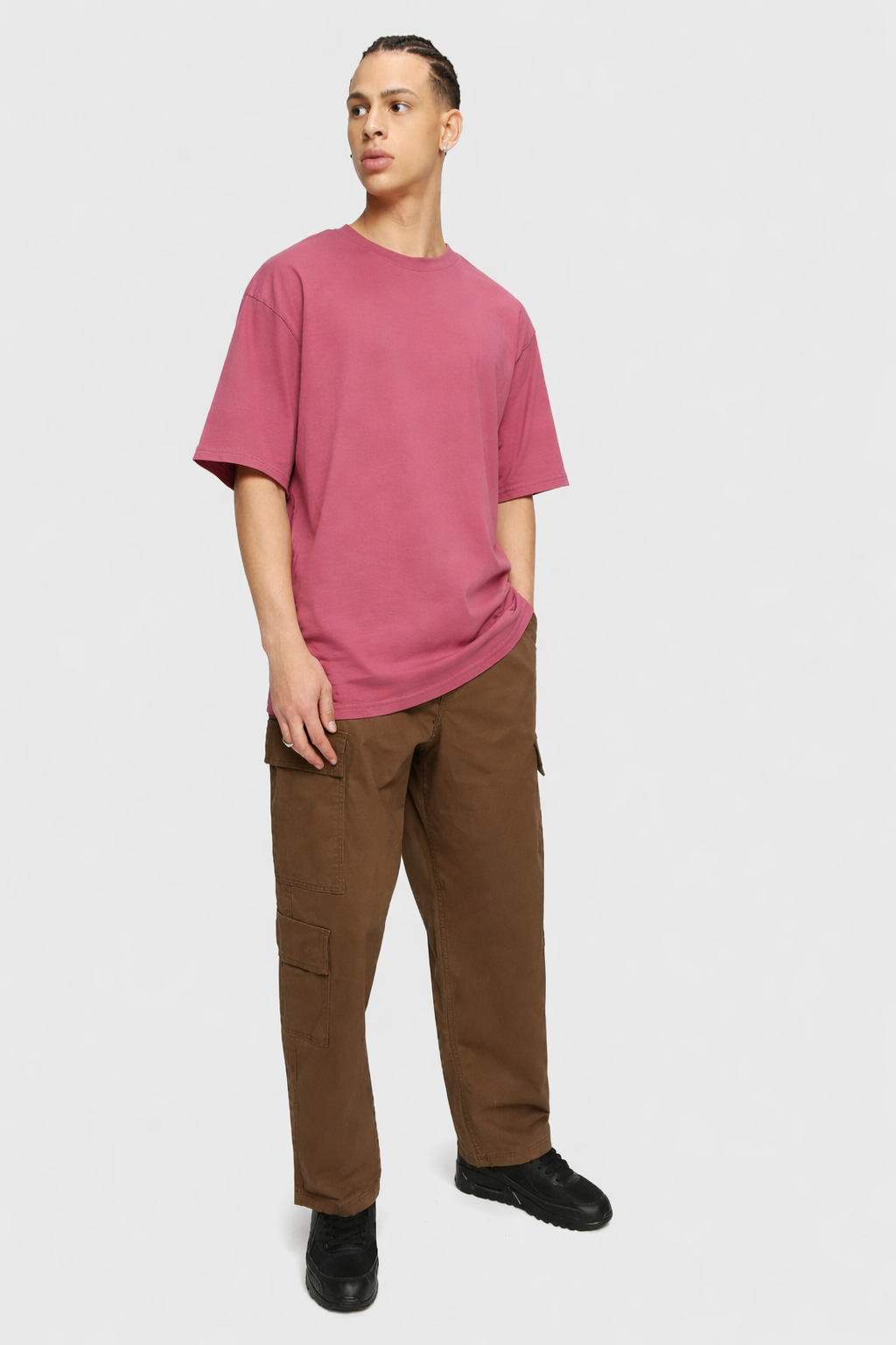 Premium Cotton Terry Oversized T-Shirt | 210 GSM Plain Essential