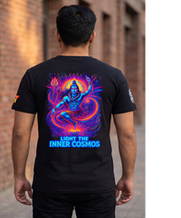 Shiva Cosmos | RGB Reactive Bio-Washed Cotton T-Shirt | 210 GSM