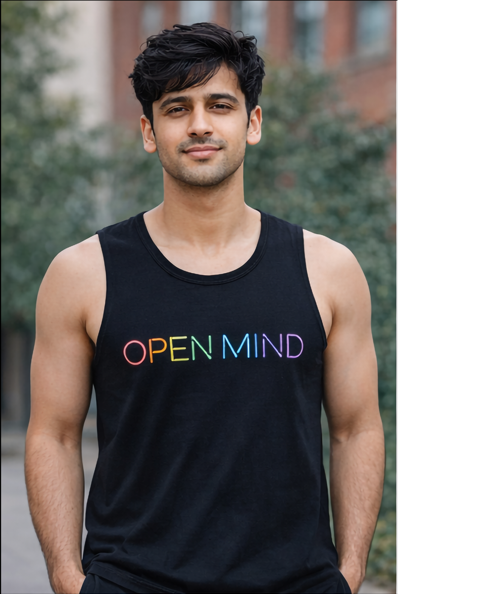 Open Mind | RGB Reactive Cotton Tank Top | 210 GSM