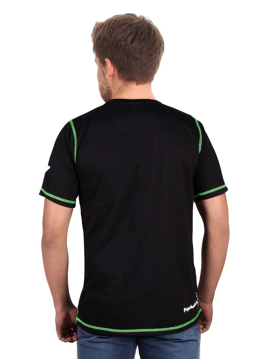 UV Reactive Dry Fit & Bio-Washed Cotton T-Shirt | 210 GSM